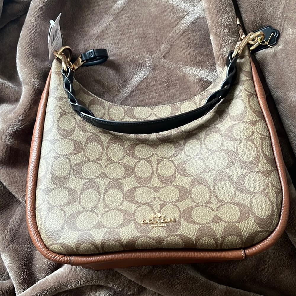 NWT Coach Signature Jules Hobo Bag
